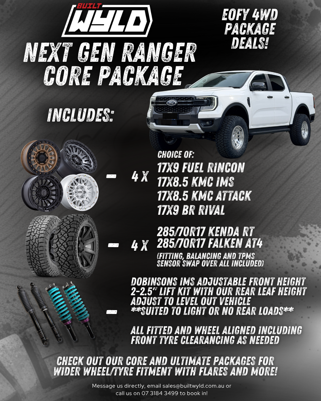 Next Gen Ranger Package Details